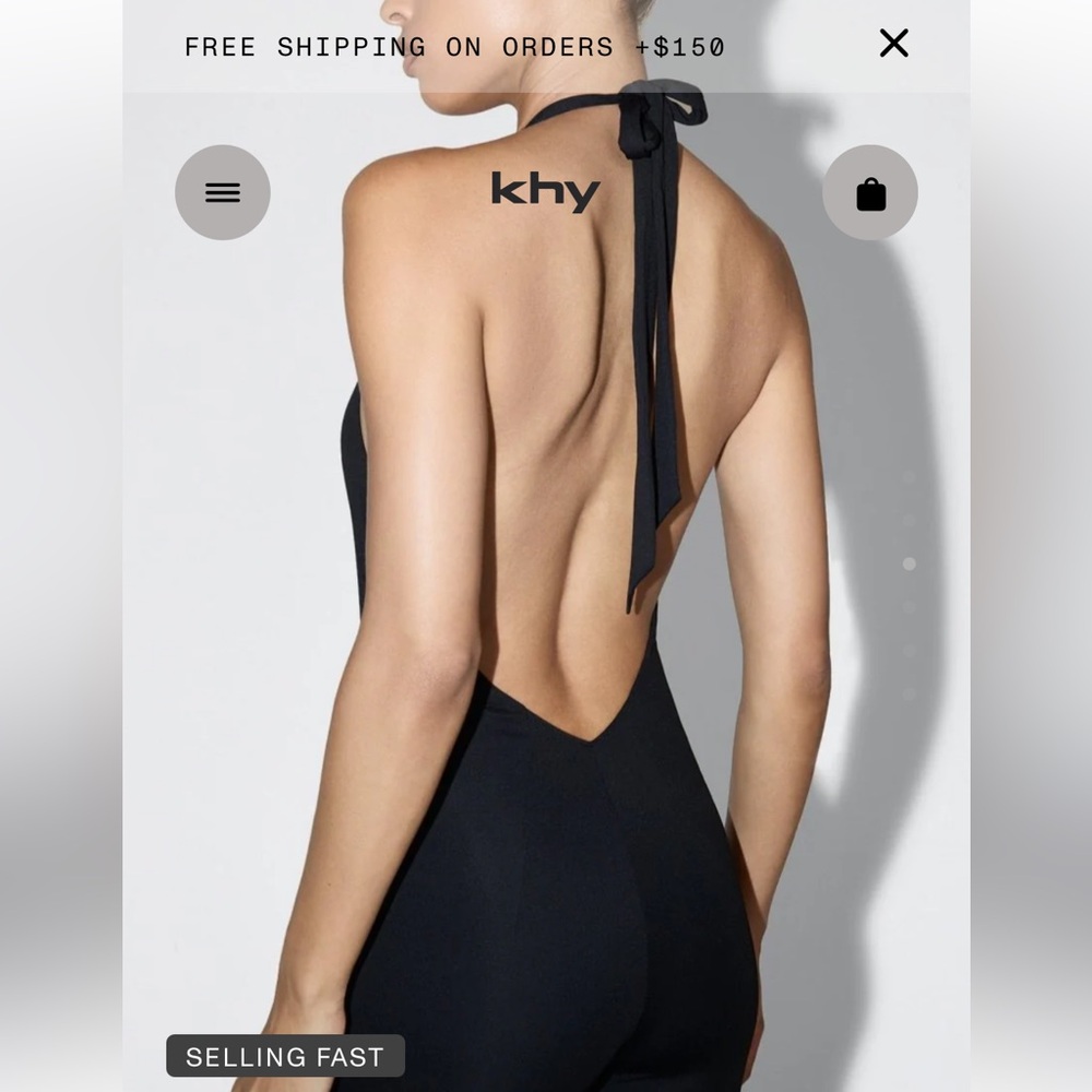 Black Women's Jumpsuit- only worn once.